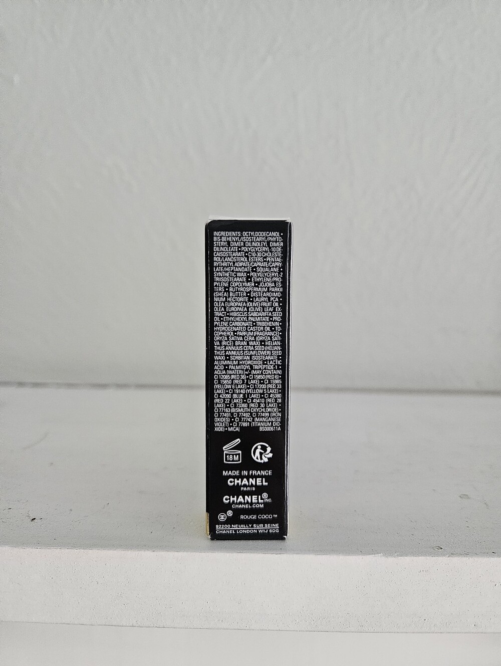 New In Box- Chanel Rouge Coco Baume- Shine 762 Rasberry Kiss - Picture 3 of 7